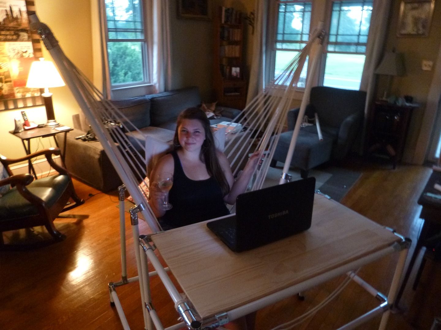 The Hammock Desk 5 Steps (with Pictures) Instructables
