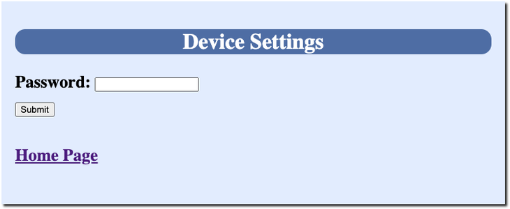 Configure the Device
