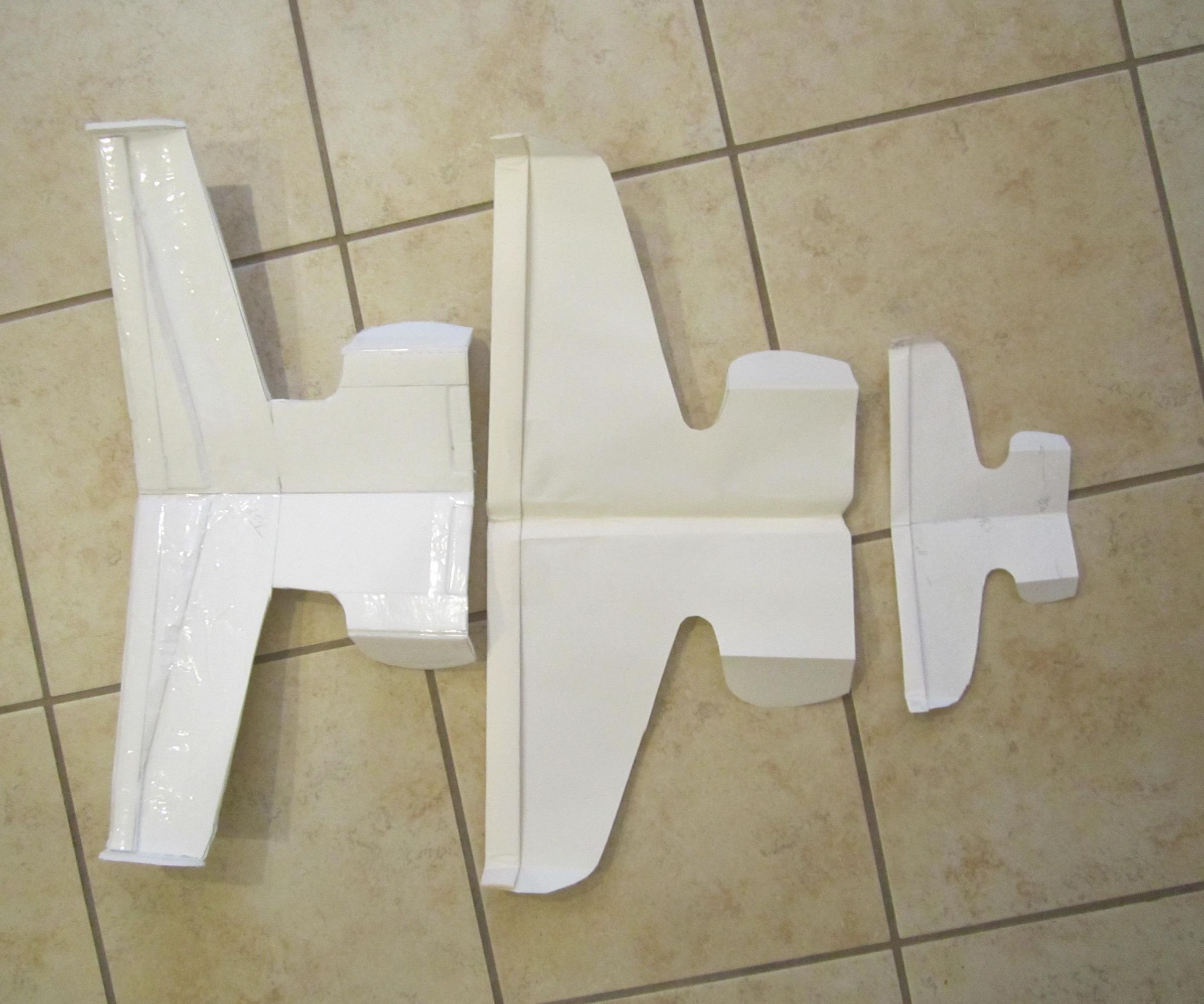 How I Scaled Up a Paper Airplane