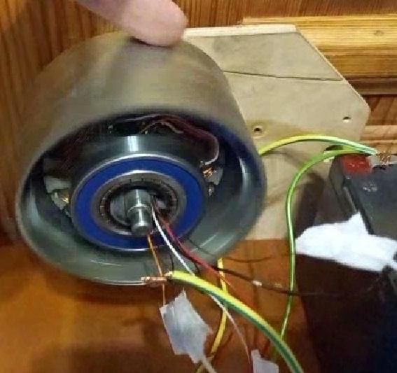 Homemade Two-phase Brushless 24 Volt