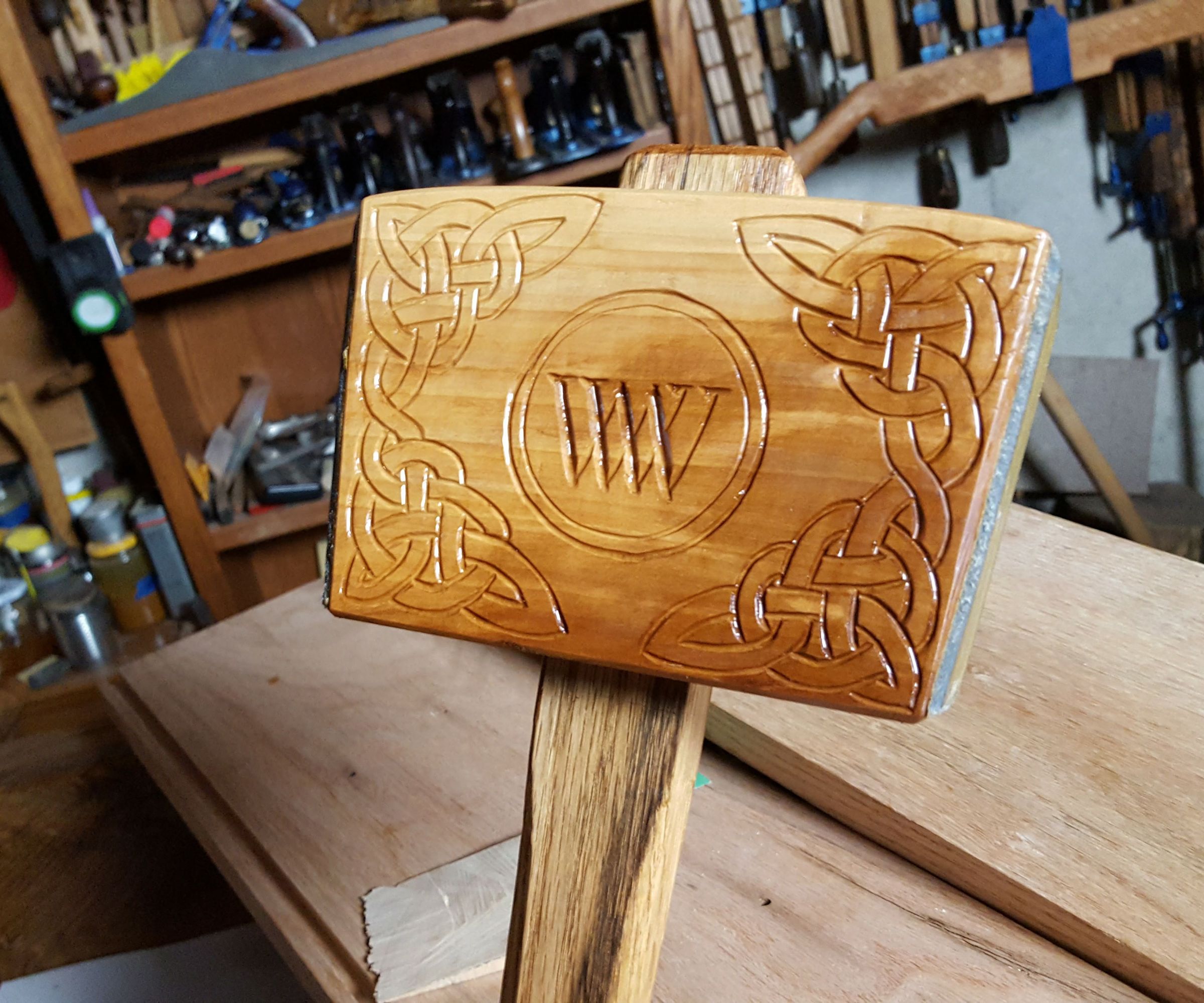 Carved Finishing Mallet