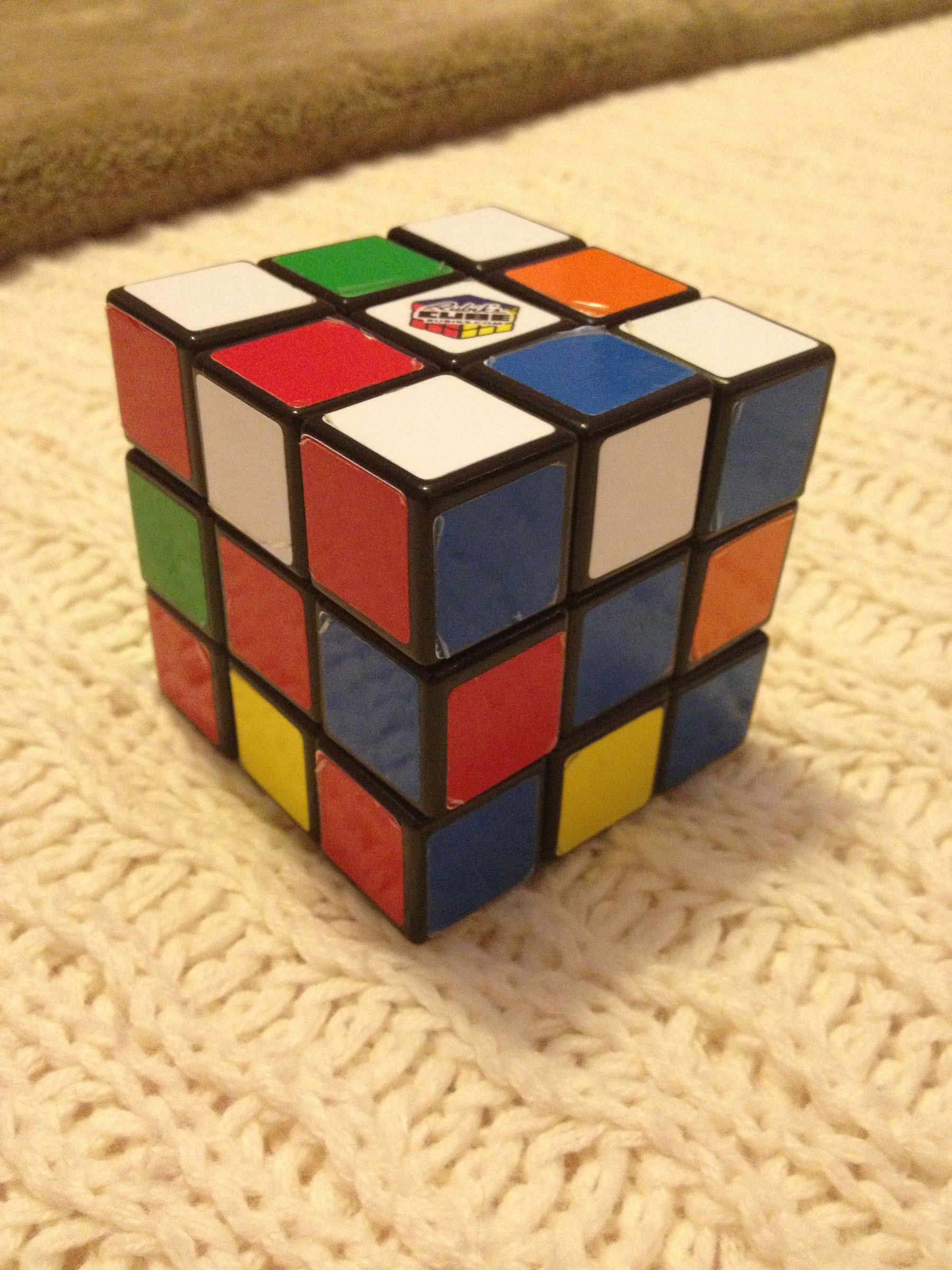 Superflipped Rubik's Cube