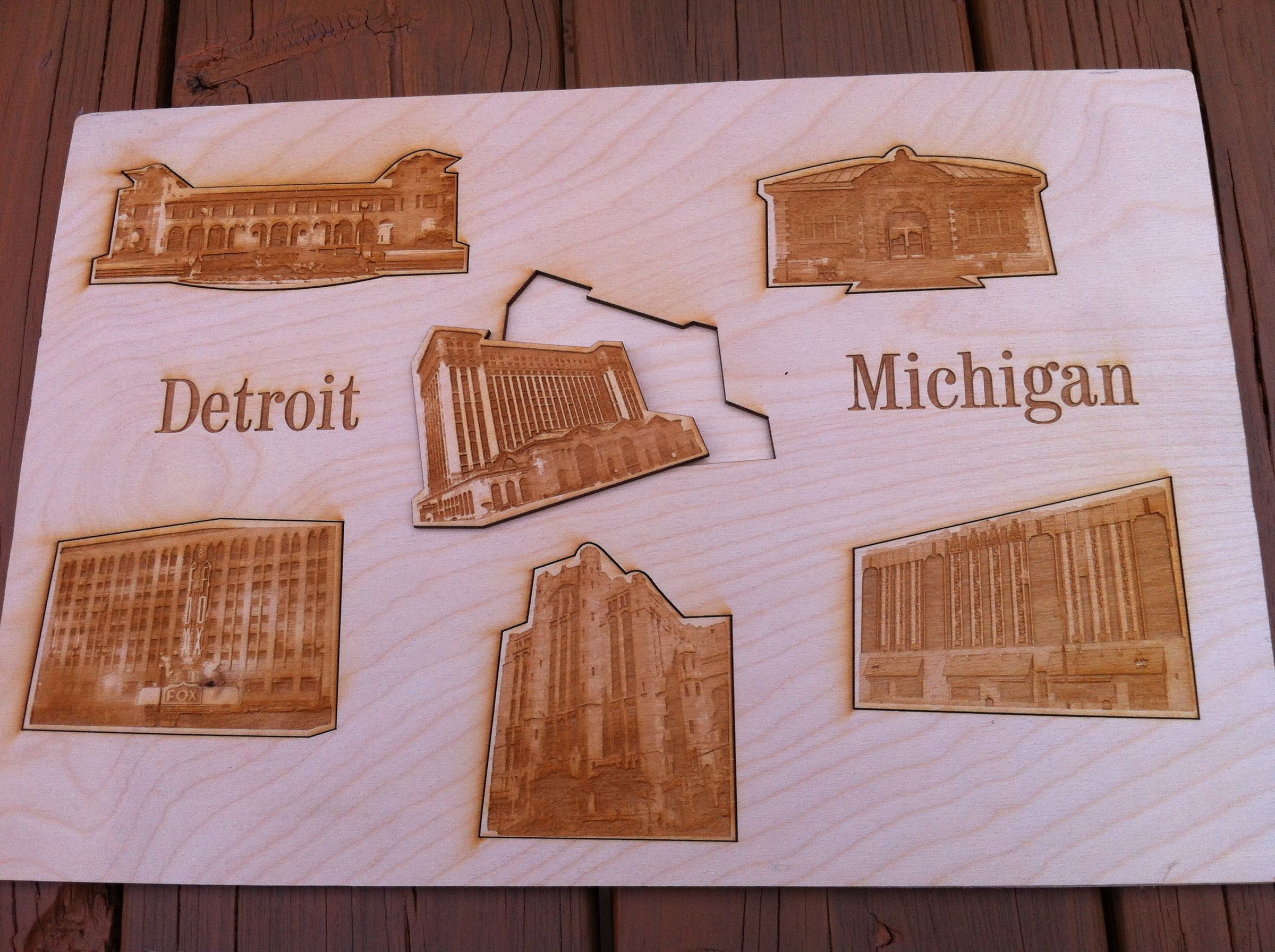 Buildings of Detroit Puzzle