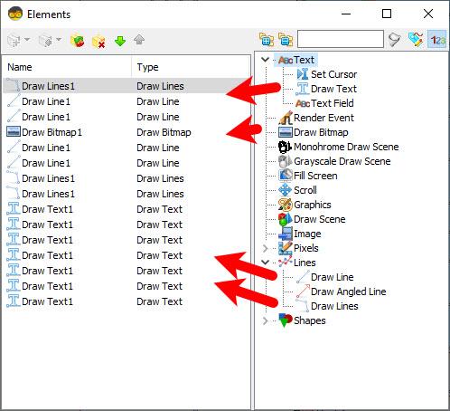 In Visuino Set Display