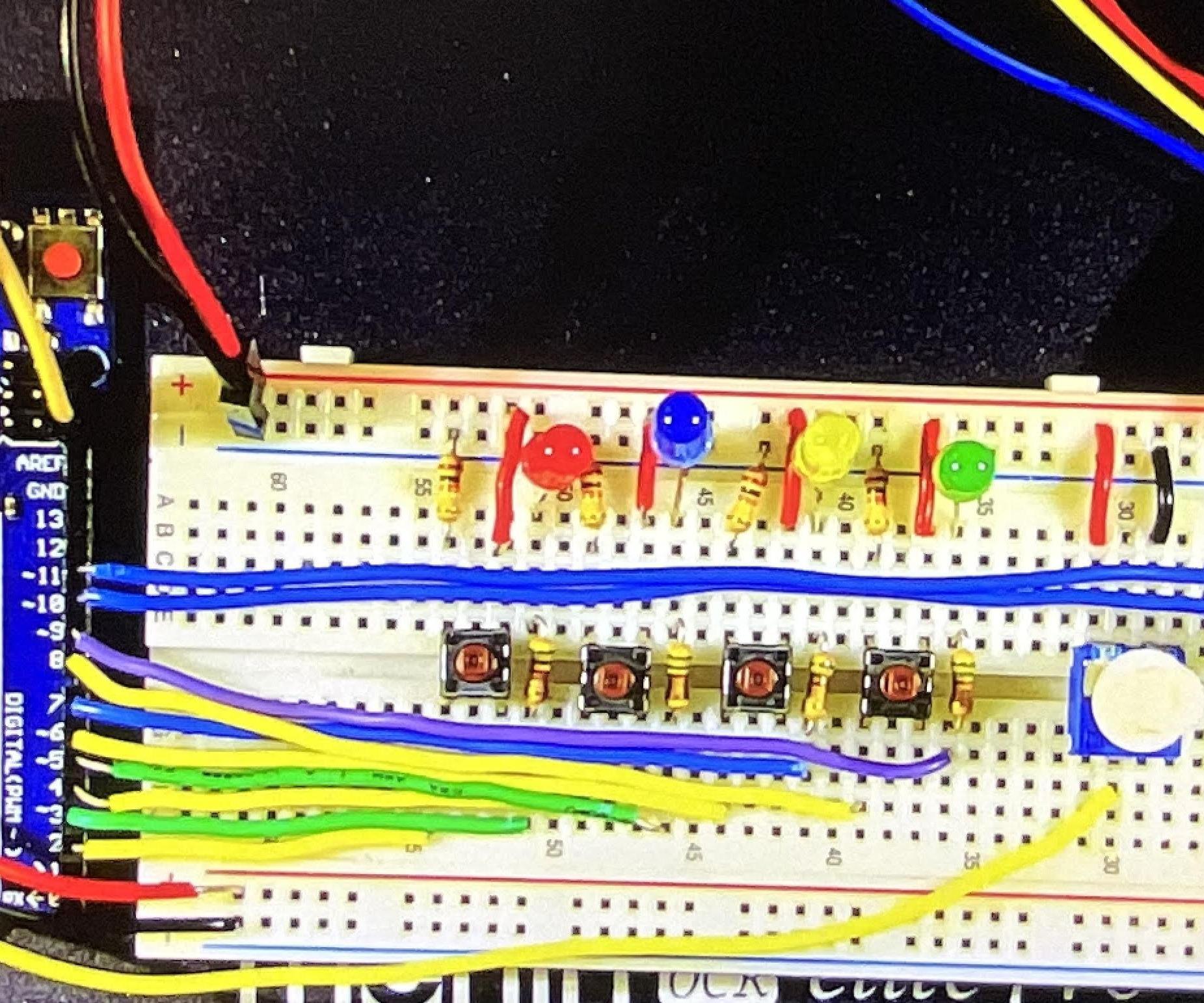 Arduino Memory Game W/ LCD, Difficulties, and Fading Timer : 19 Steps ...