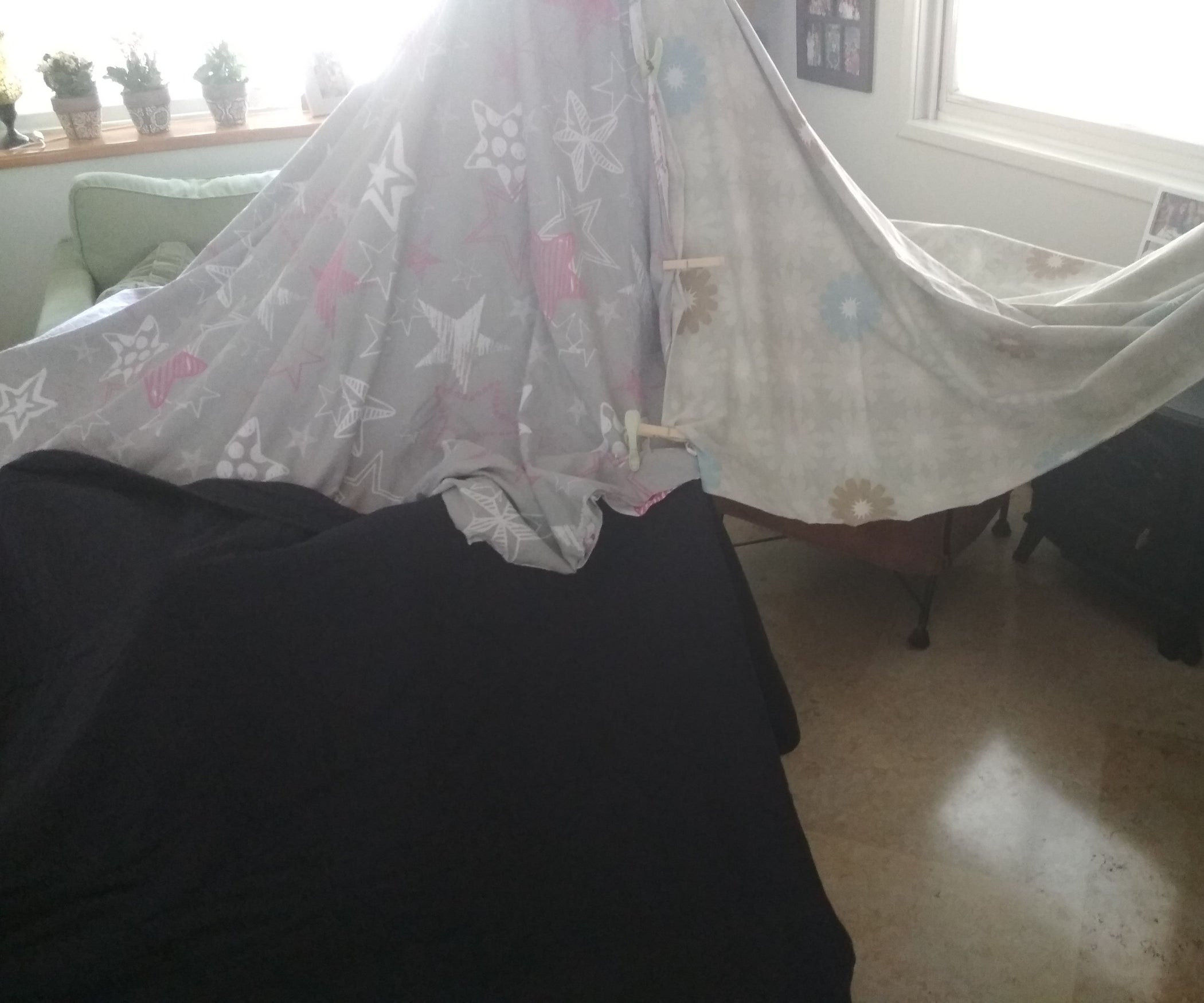 Blankets Fort 6 Steps Instructables