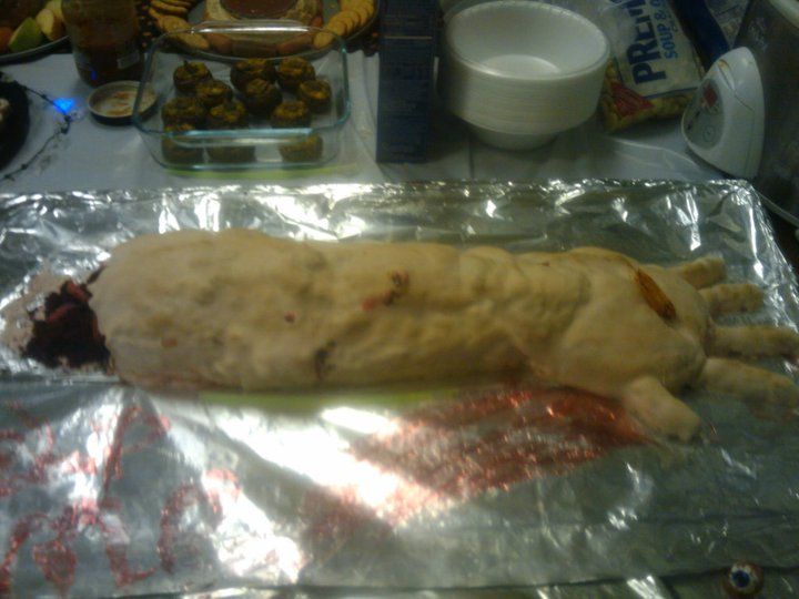 Severed Arm Cake With Crunching Bones