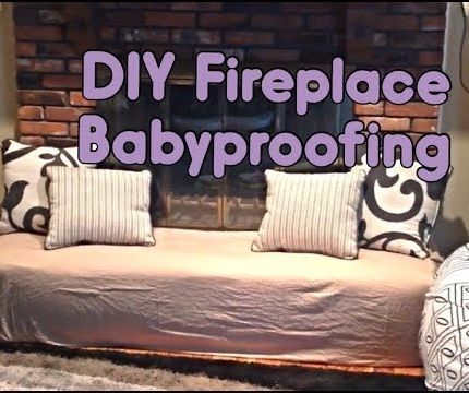 DIY Fireplace Baby-Proofing