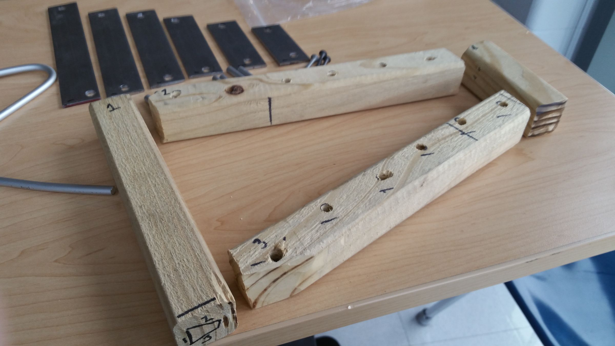 Glockenspiel Steel and Wood Instructables