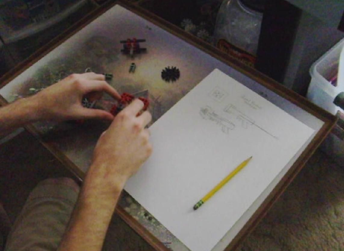 Working on a New Knex Gun