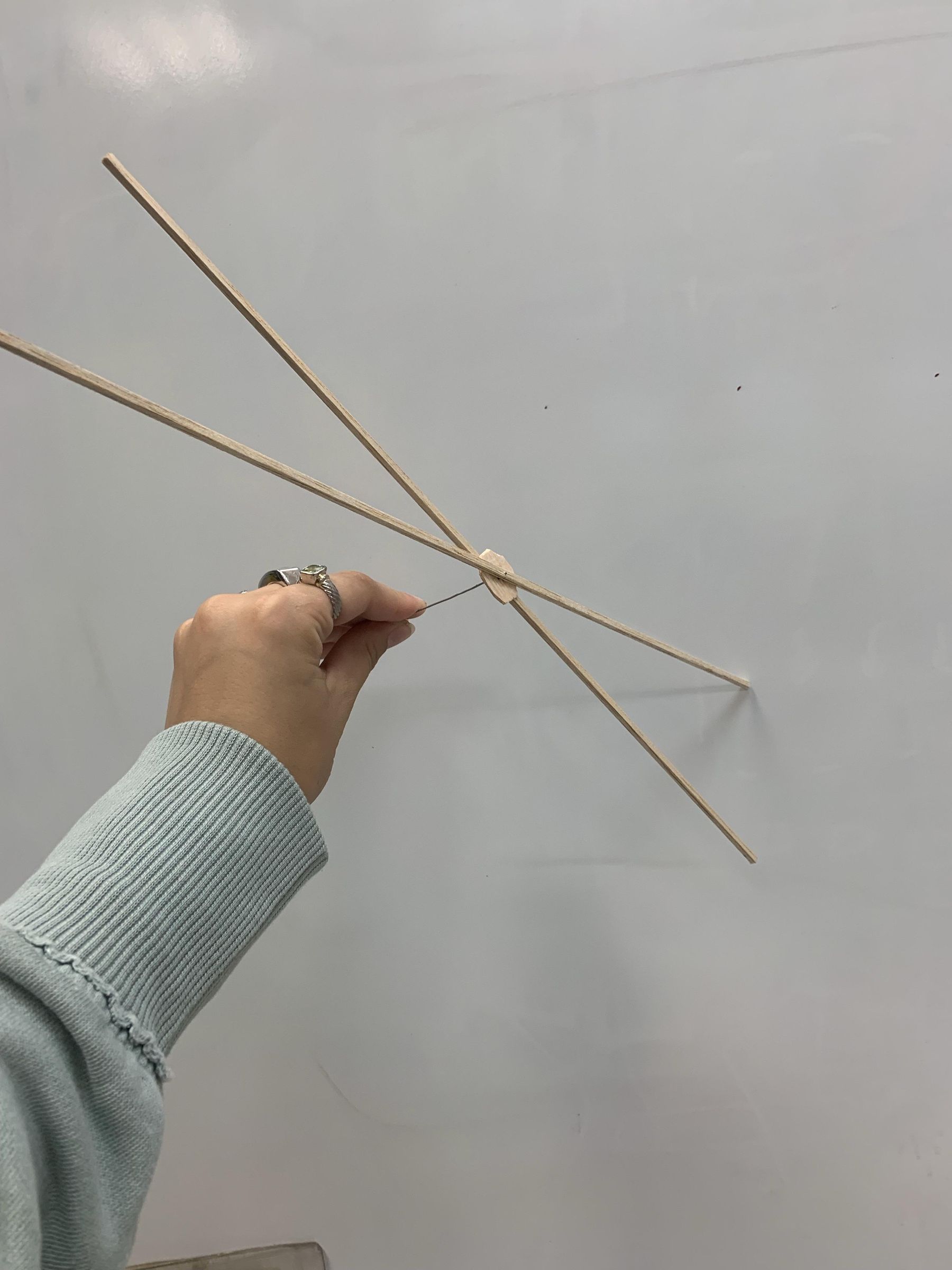 How to Make a Rubber Band Powered Helicopter 4 Steps Instructables