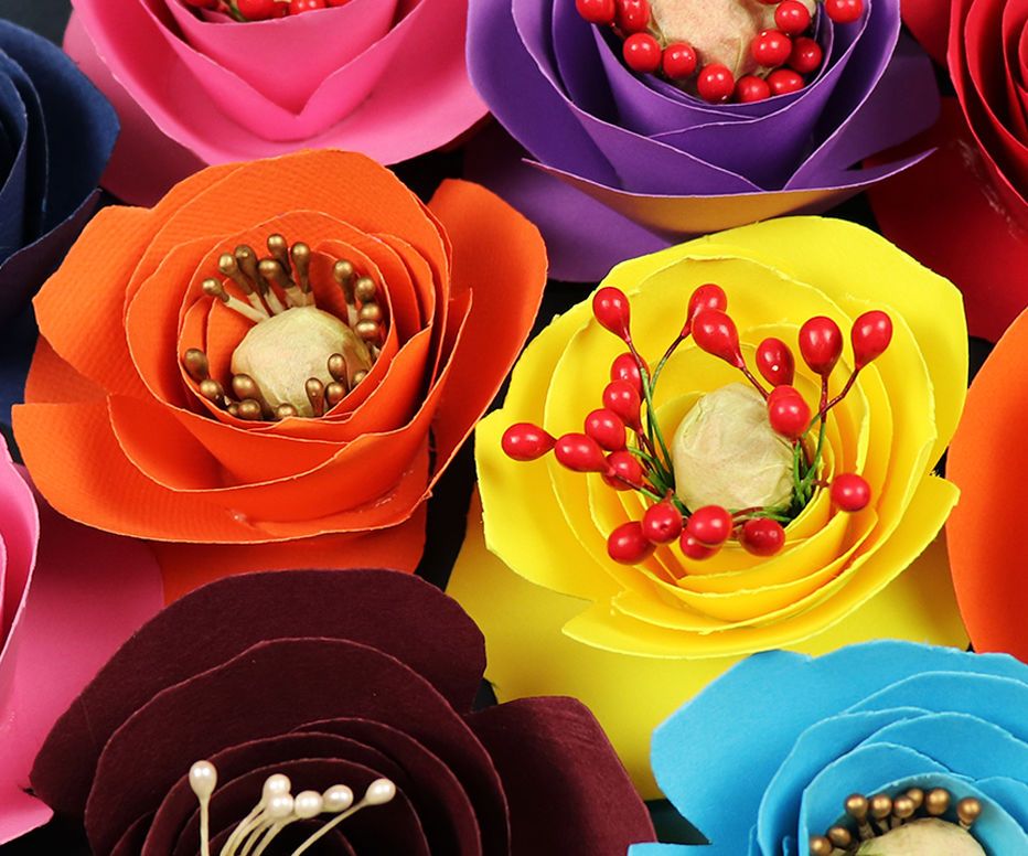 How to Make Mini Paper Roses