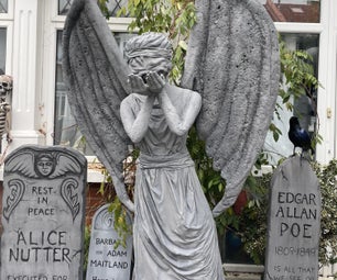 all nighter doing homework Life-size Moving Weeping Angel