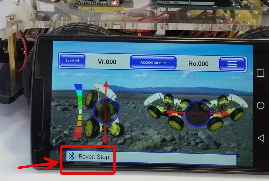 Arduino 4WD Rover Bluetooth Controlled by Android Phone/tablet : 5 ...