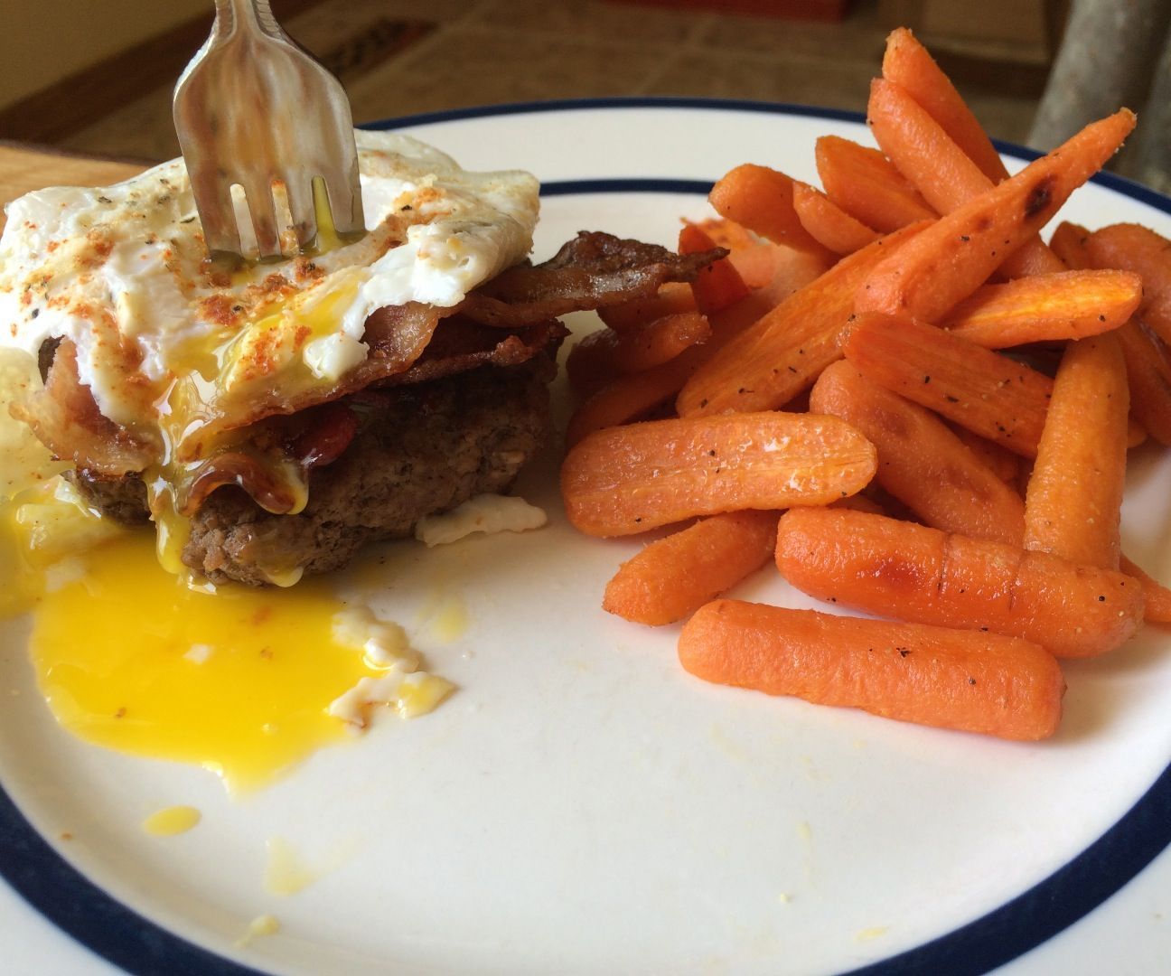 Triple Protein Burger Meal With Dessert 