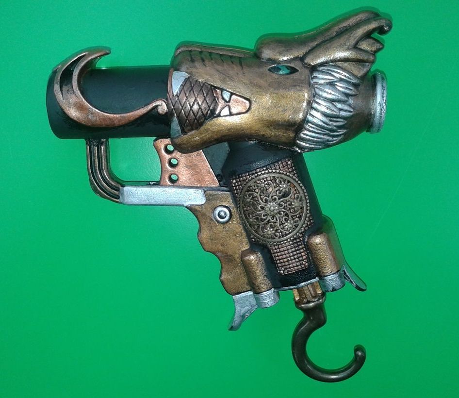 Steampunk Dragon-styled NERF Jolt
