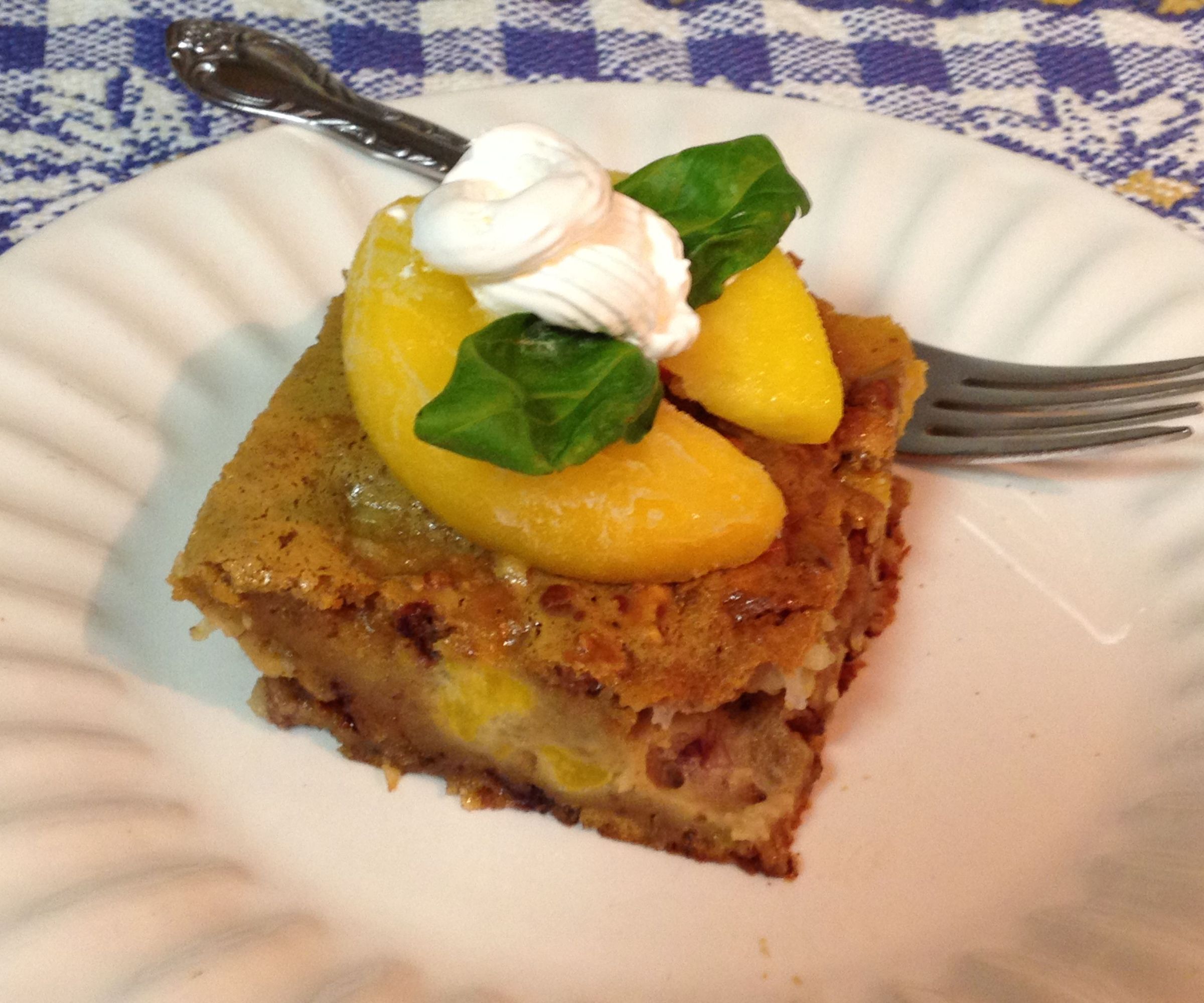 Peach and Pecan Cake    