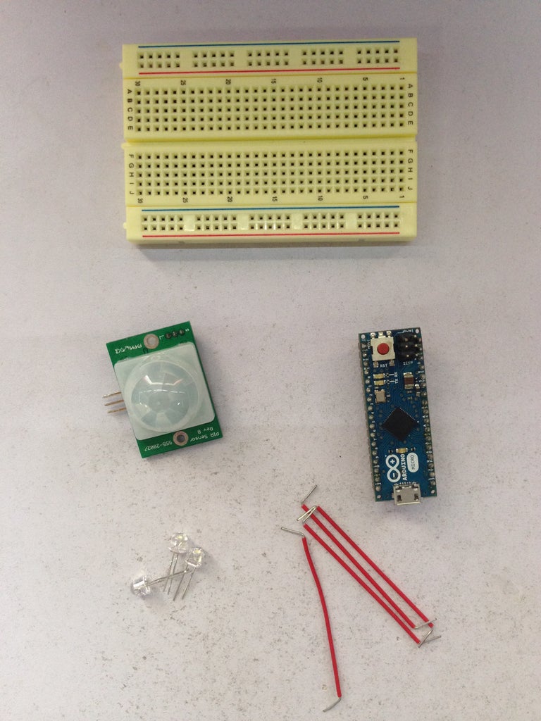 Arduino Motion Sensor Control Led Light : 3 Steps - Instructables