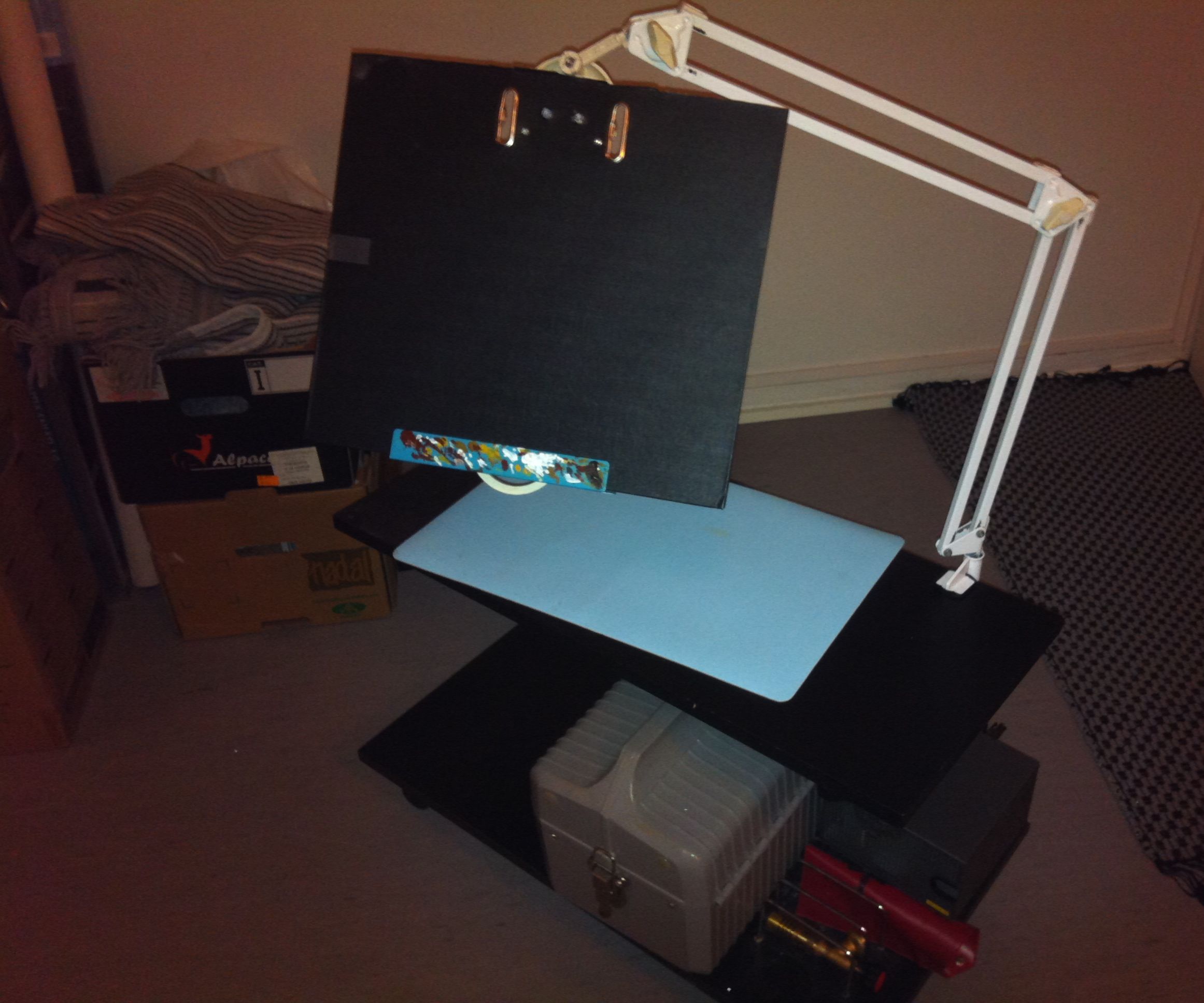 Cheapskate art/reading stand V2