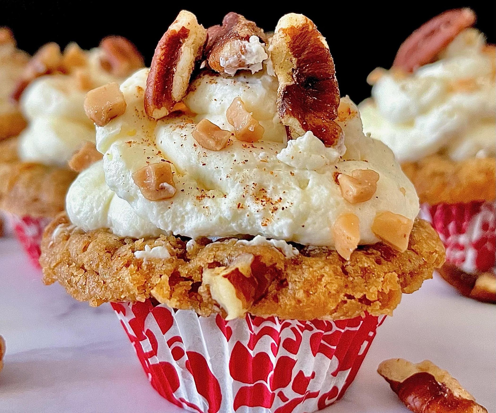 Chocolate Pecan Toffee Mini Cookie Cups : 8 Steps (with Pictures ...