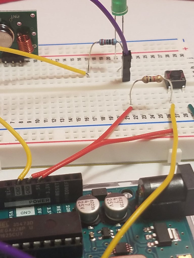 Personal One Way Radio Using Arduino Transmitter and Receiver Modules ...