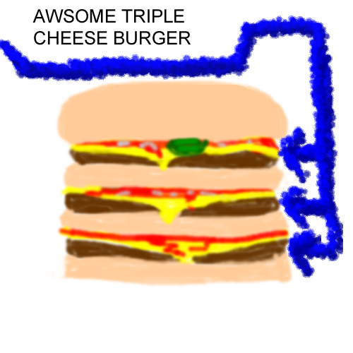 Cheap Triple Cheeseburger From Macdonalds