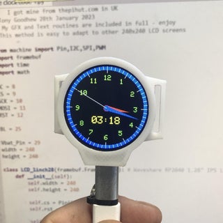 Digital Watch Display - MicroPython : 10 Steps - Instructables