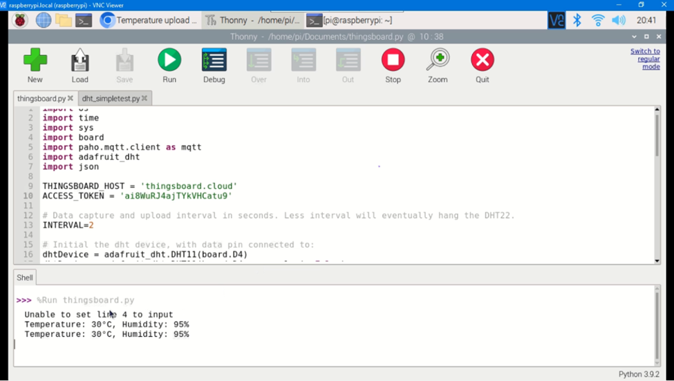 How to Send Data From Raspberry Pi to Thingsboard Cloud - Instructables