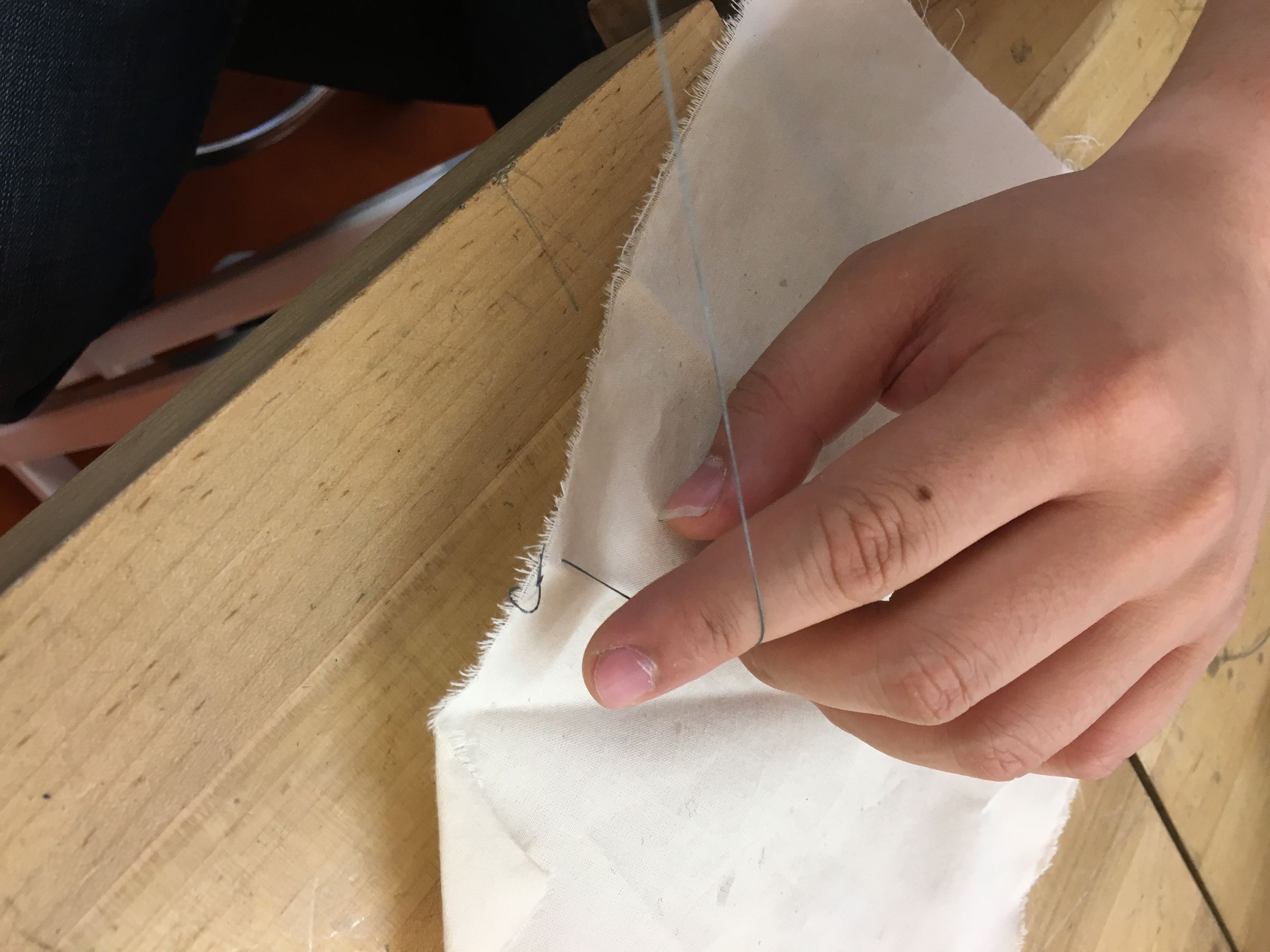 Double Thread Knot Sewing 4 Steps (with Pictures) Instructables