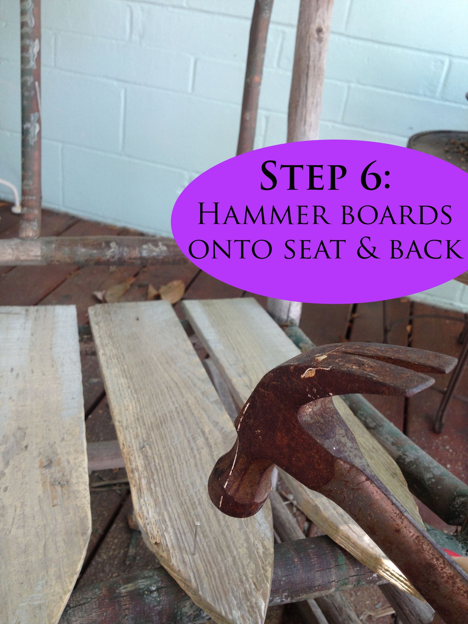 "On the Fence" Rustic Rocker Repair a Rocking Chair With Fence Posts