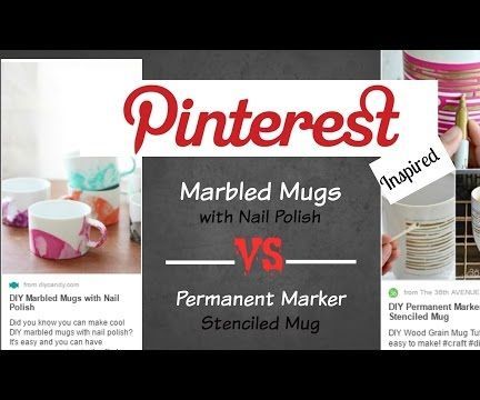 DIY Sharpie Mug - Permanent Marker