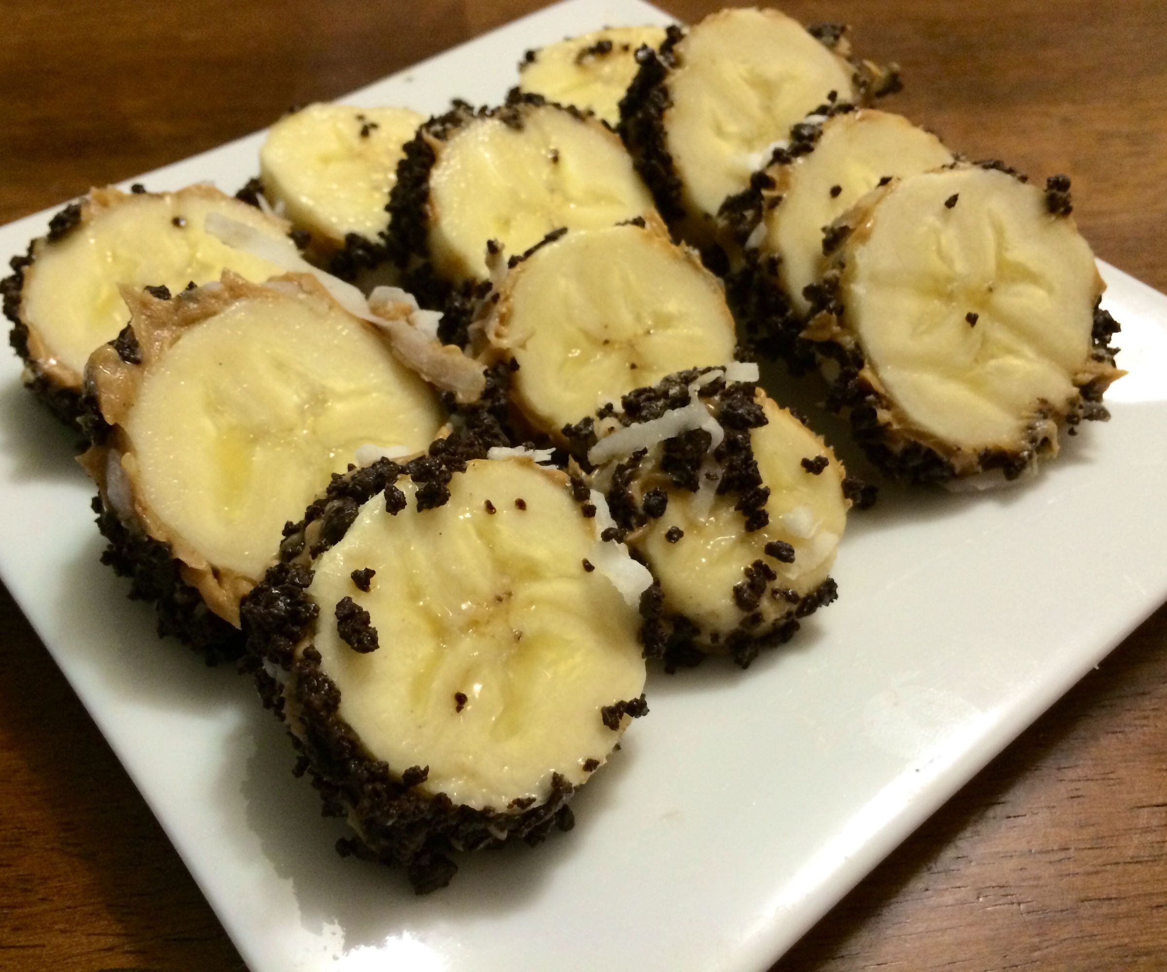 Dessert Sushi or Healthy Banana Snack? You Decide. 