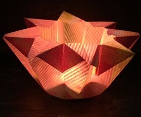 Perfumed Origami Star Lamp