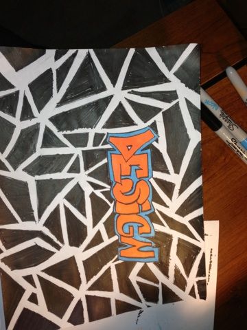 How to Make a Spider Web/ Broken Glass Backround