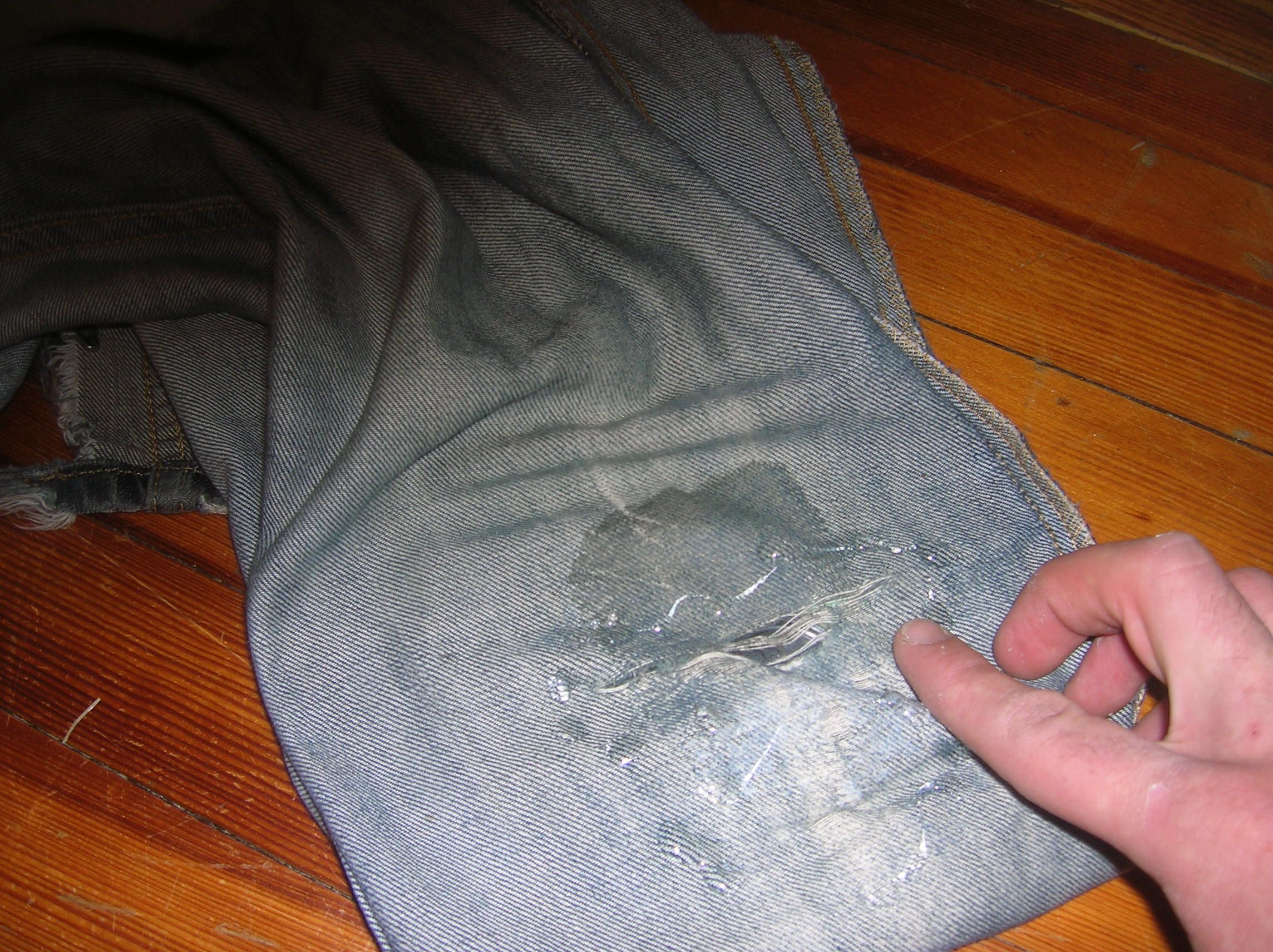 No Sew Jeans Patch 7 Steps Instructables