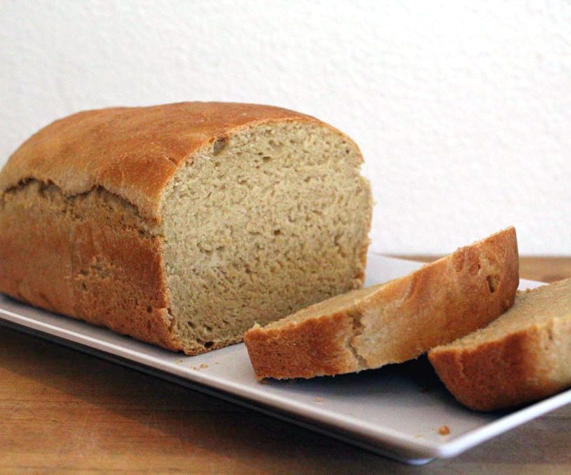 Overnight Soaked Flour Sandwich Bread