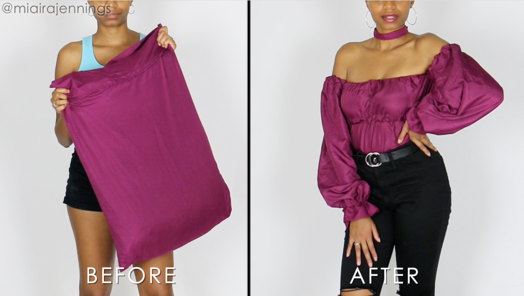 DIY Puff Sleeve Off the Shoulder Top Out of Pillow Cases Easy Sewing 12 Steps with Pictures Instructables