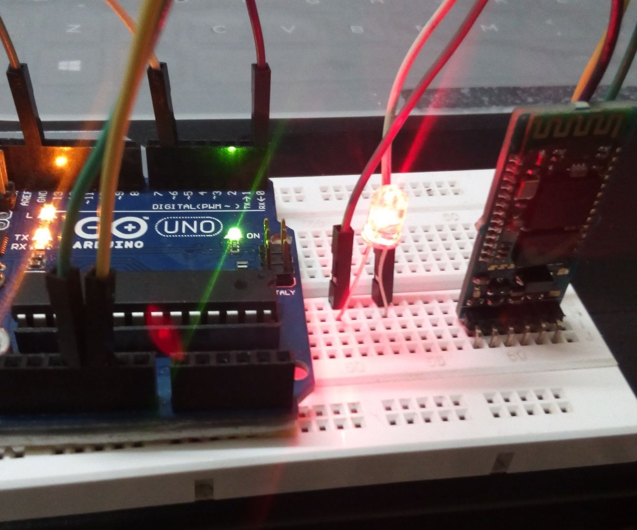 Mobile control LED(Arduino+Bluetooth module)