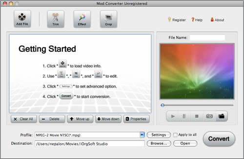 How to Convert MOD Files on Mac With MOD Converter for Mac