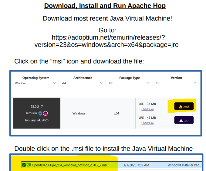Download, Install and Run Apache Hop ETL Tool