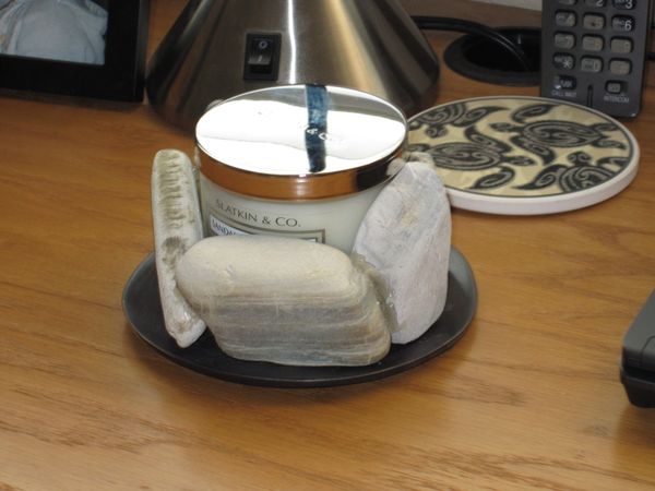 The Beach Rock Candle Holder