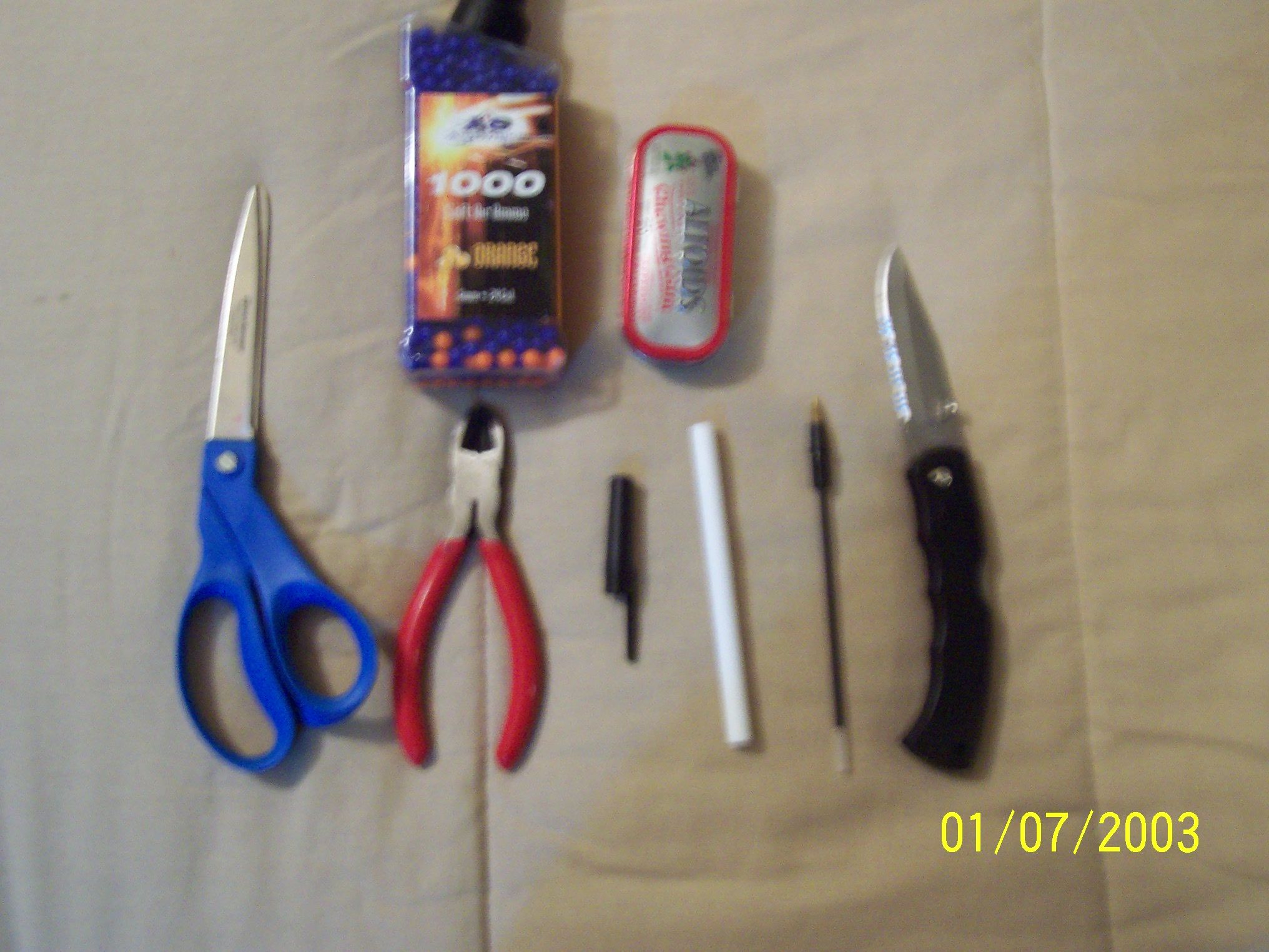 Mini Altoids Tin Air Soft Blow Gun