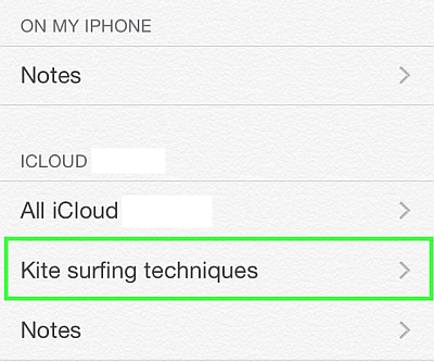 How to Organize IPhone Notes Into Folders