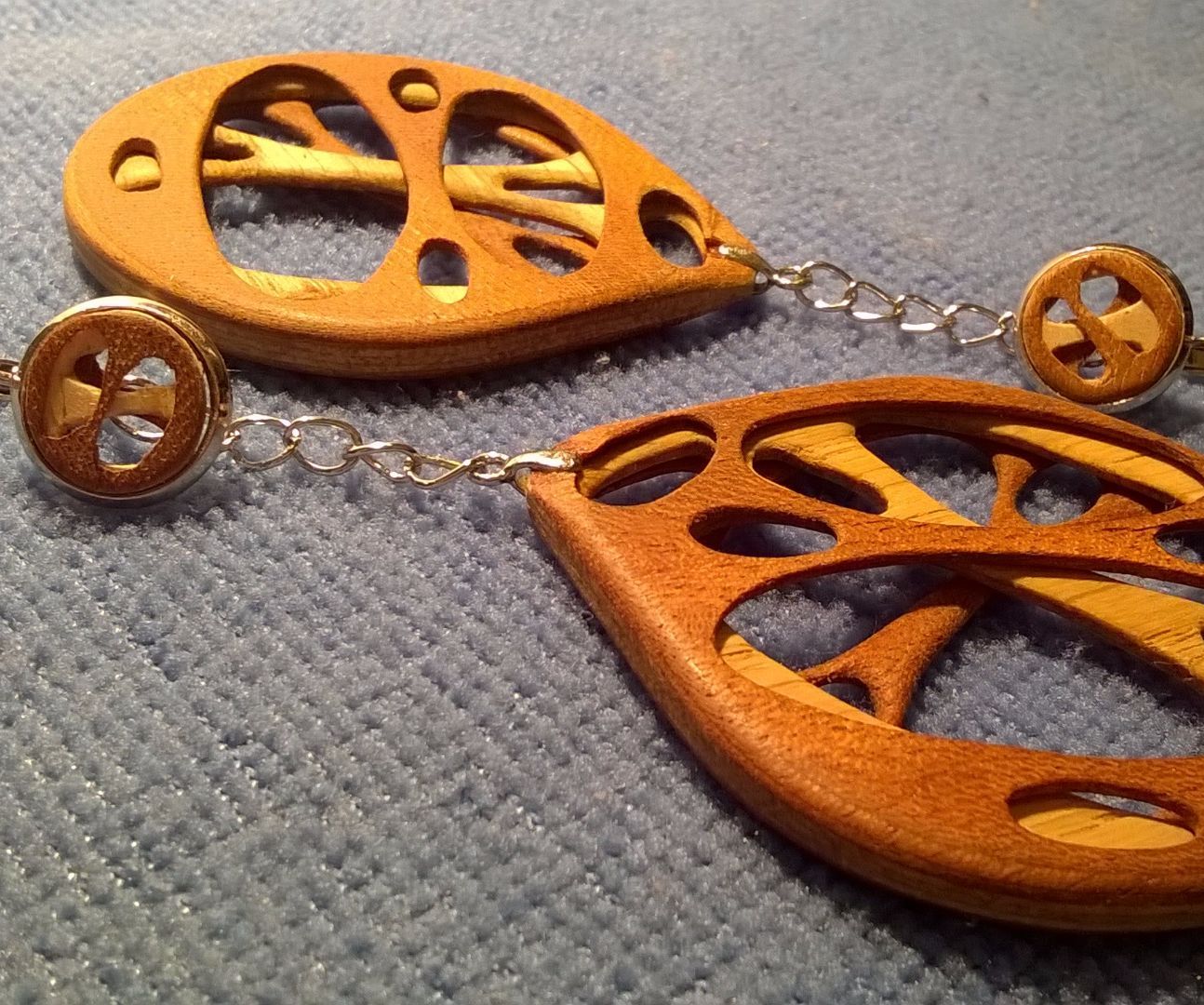 3D Layered Veneer Earrings „Venearrings"