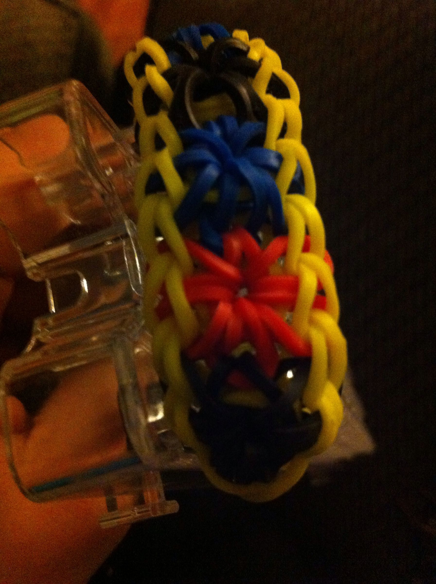 Starburst Rubber Band-Rainbow Loom Bracelet