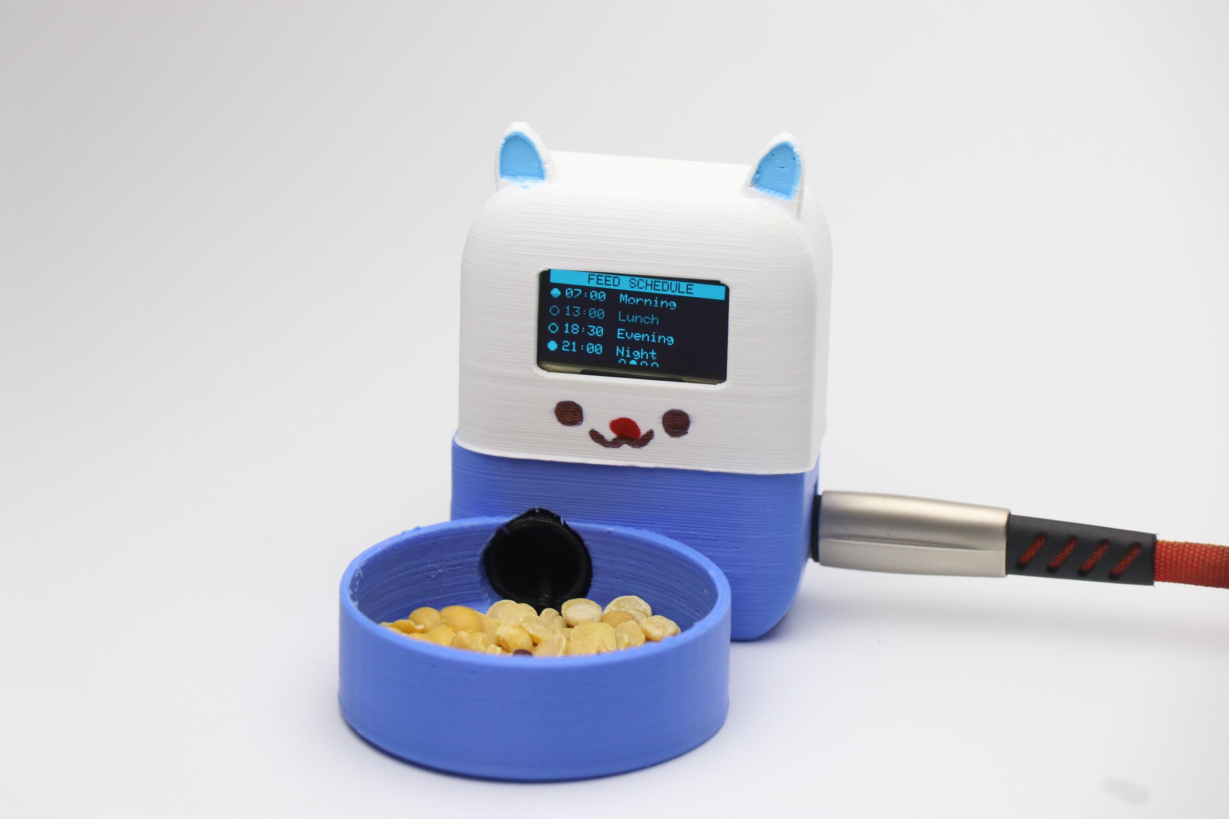 Smart Cat Feeder ที่ประกอบเสร็จพร้อมใช้งาน