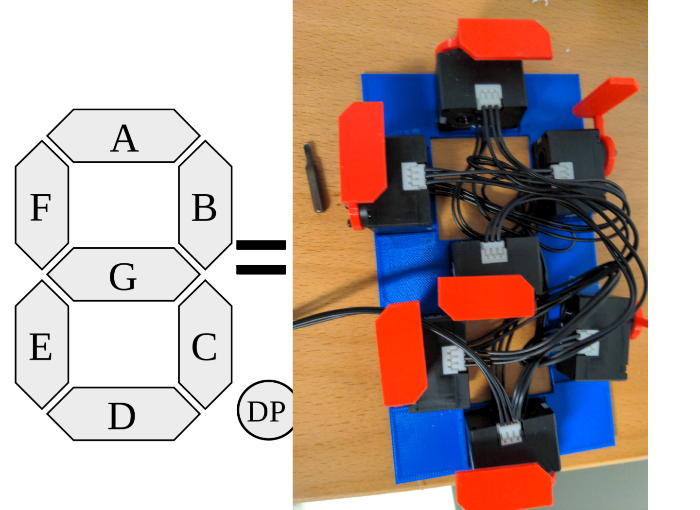 Actuator Driven 7 Segment Display : 4 Steps - Instructables