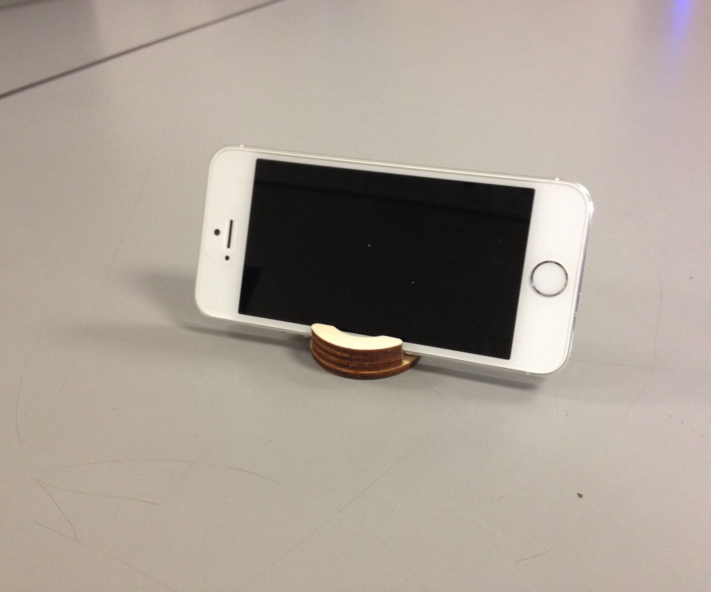 Laser-Cut Phone Stand
