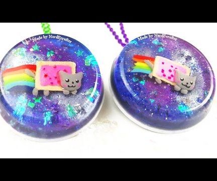 Nyan Cat Galaxy Pendant