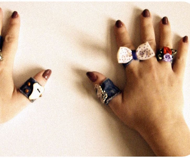DIY Upcycled Denim Hem Rings